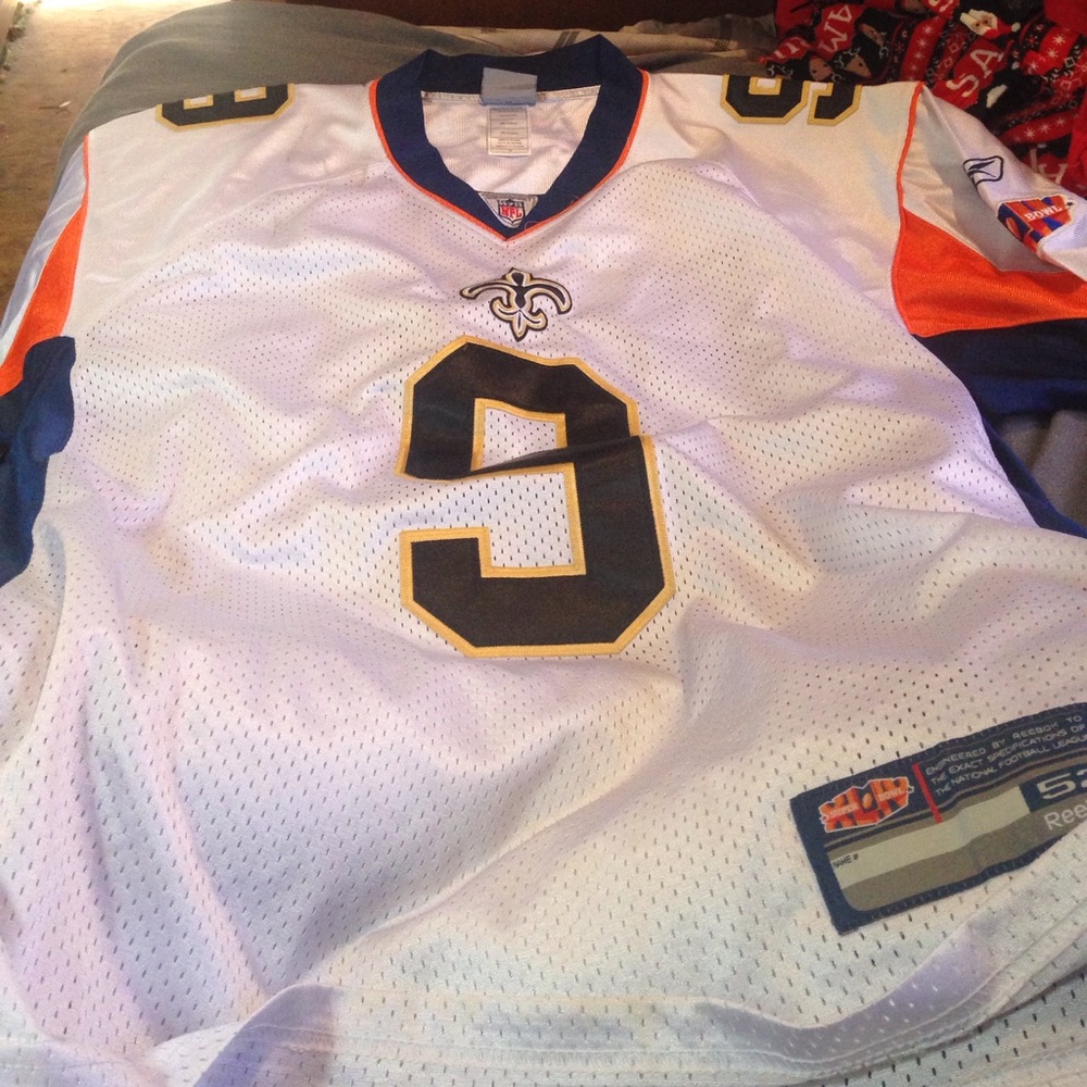 Saints/Broncos Super Bowl jersey Drew Bree's #9