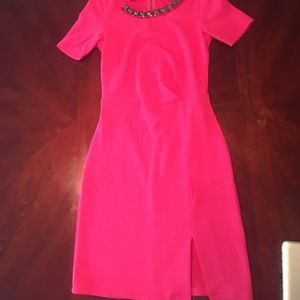 Pink tight body dress