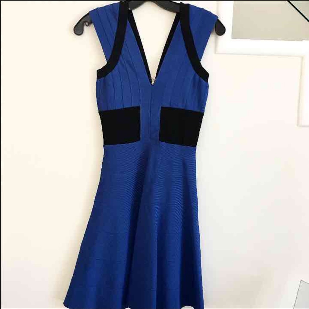 Bebe fit and flare dress