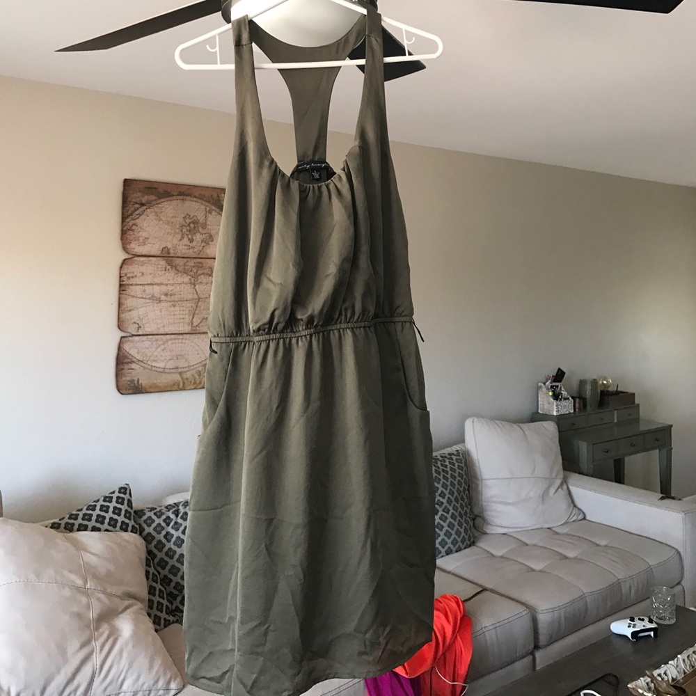 Army green dress