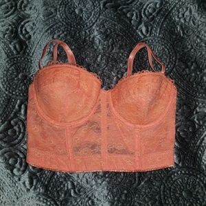 Lace bustier