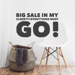 All items discounted!