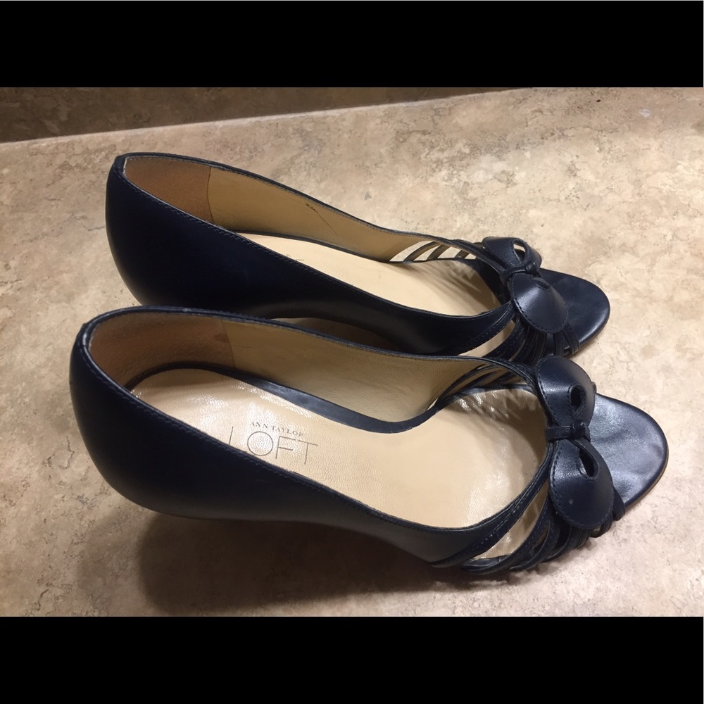 Ann Taylor Navy Shoes