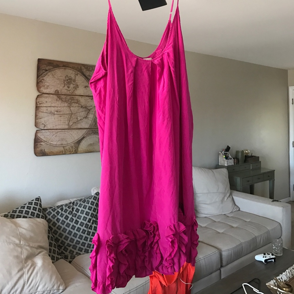 Short pink dress
