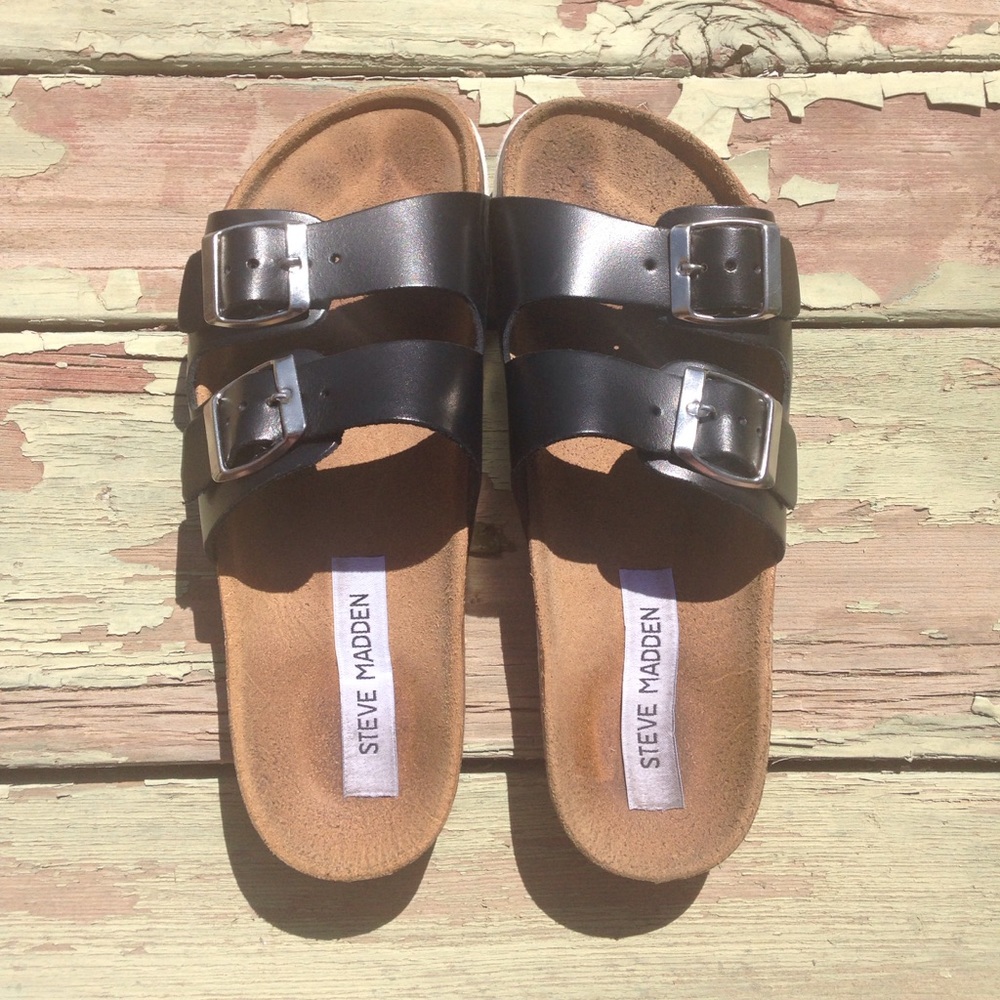 Black Steve Madden Sandles
