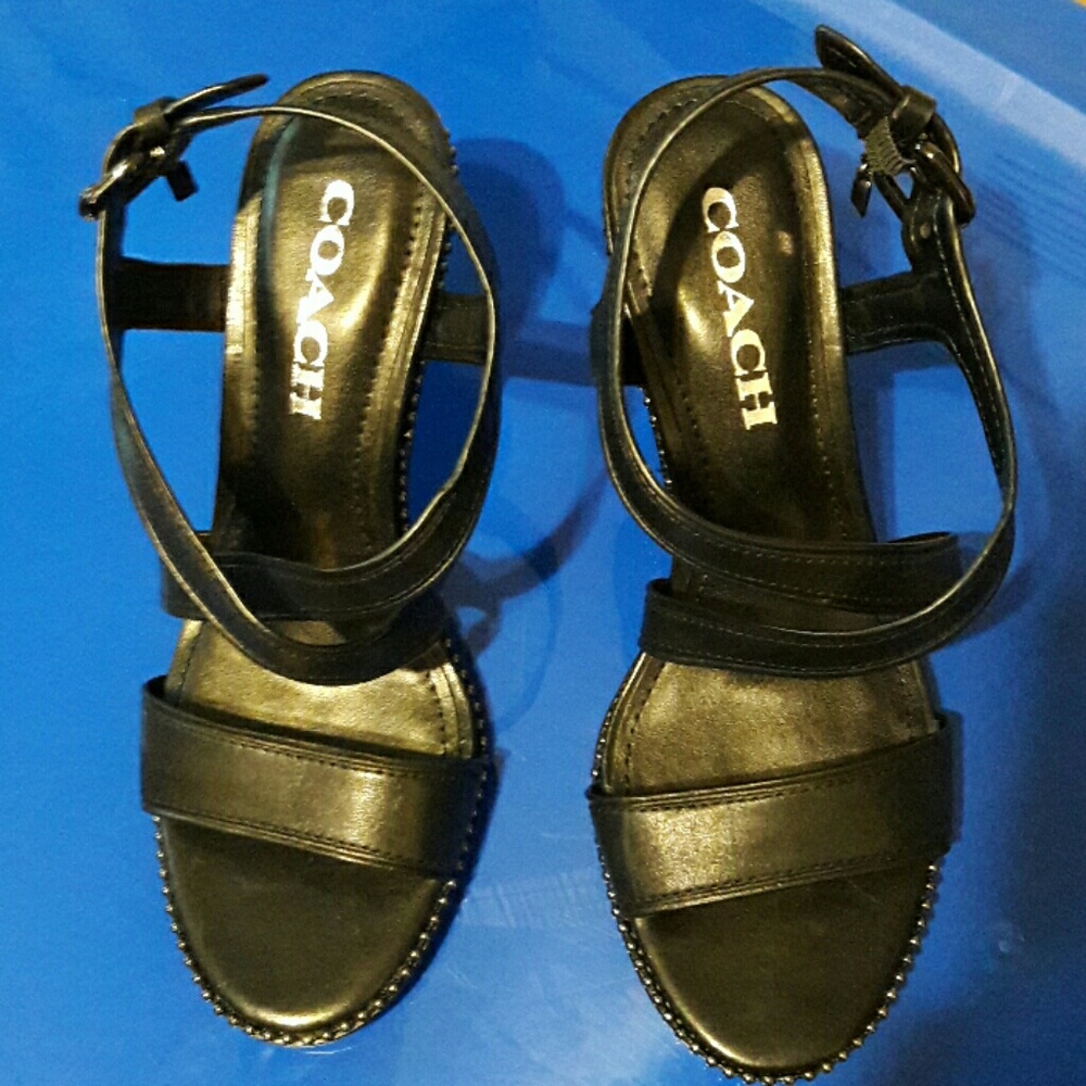 Coach womans open shoes