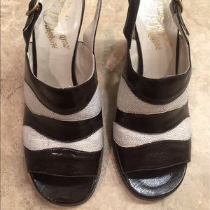 Vintage Italian Shoes - Linen and Leather