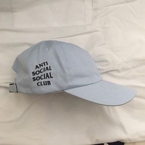 Anti Social Social Club Baby Blue Baseball Cap