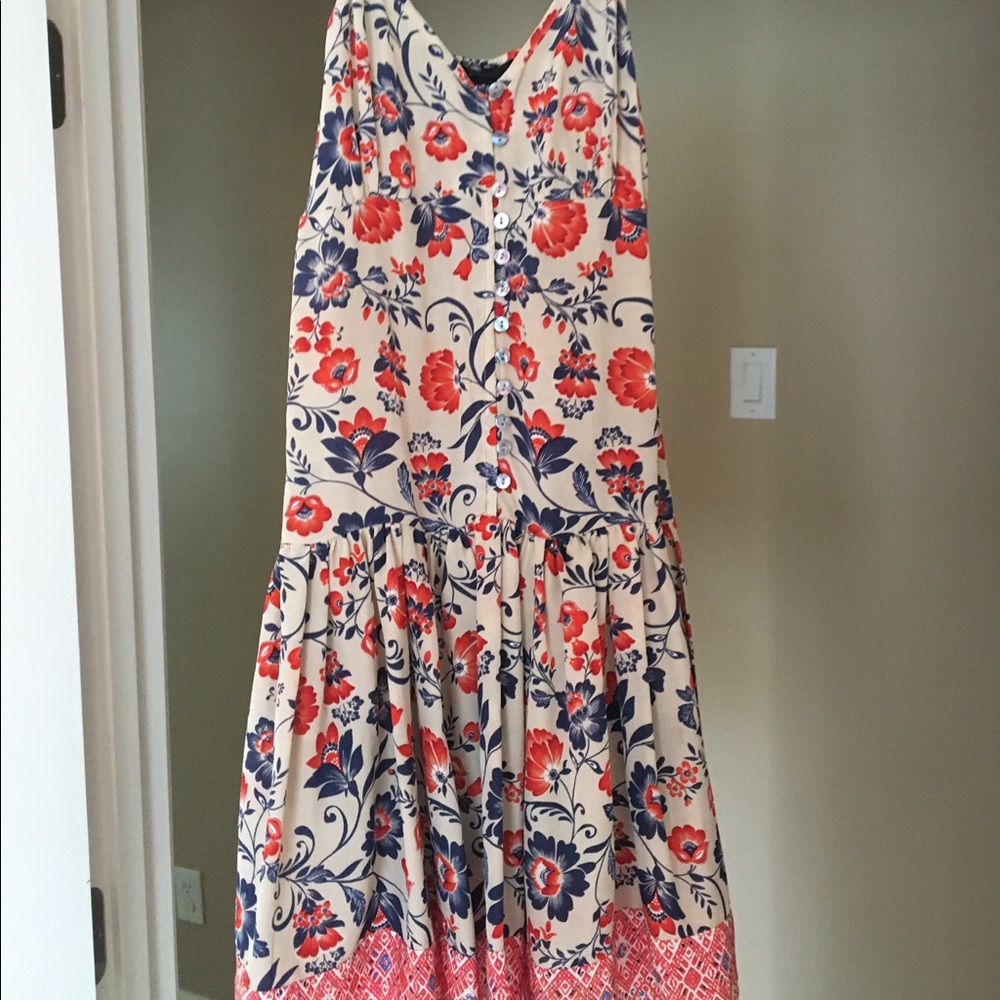 Flowery Tank Dress