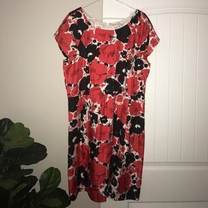 Talbots silk sheath dress