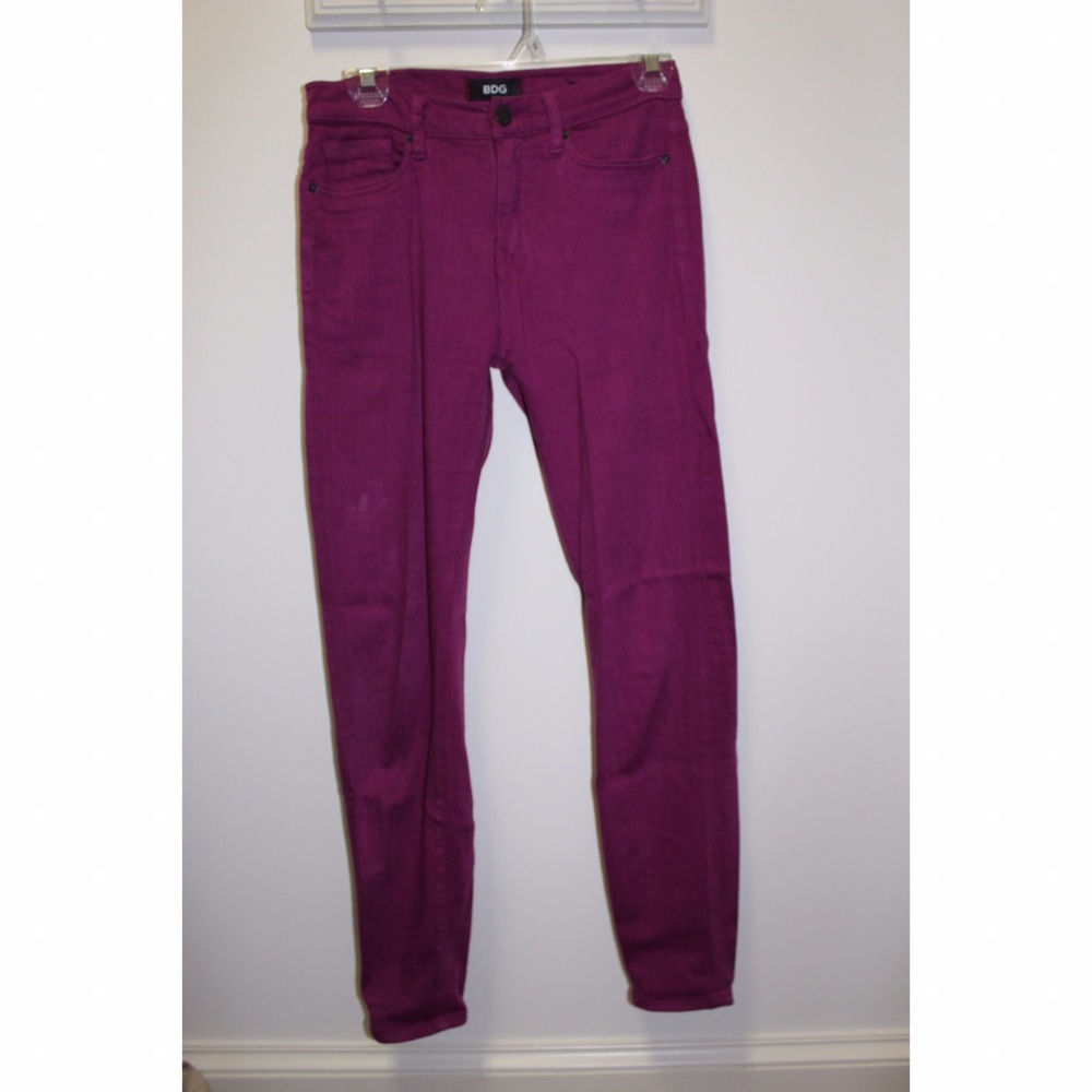 High rise ankle skinny jeans