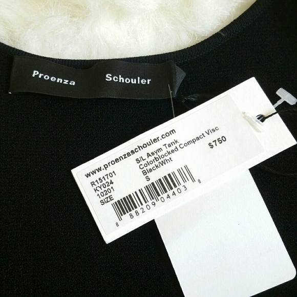 PROENZA SCHOULER asymmetric colorblock tank - Picture 5 of 6