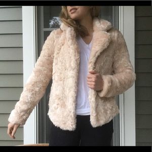 NWT! Forever 21 Pink Fur Coat