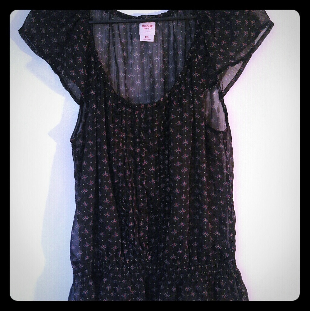 Mossimo sheer blouse