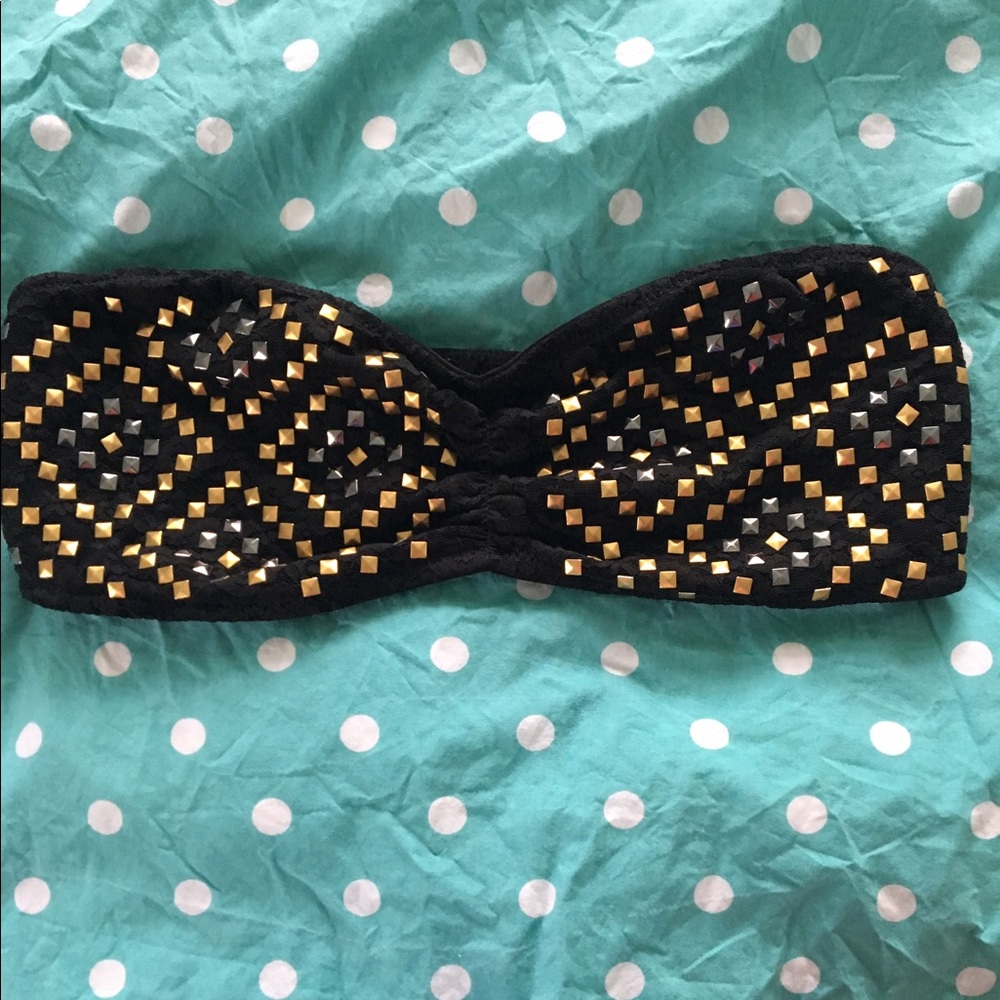 NWOT Studded lace bandeau from PINK