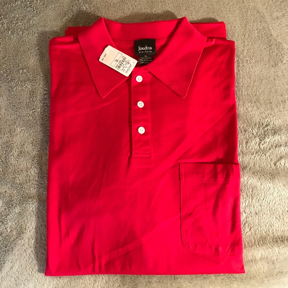 💥HP💥NWT Neiman Marcus Exclusive golf shirt  XL