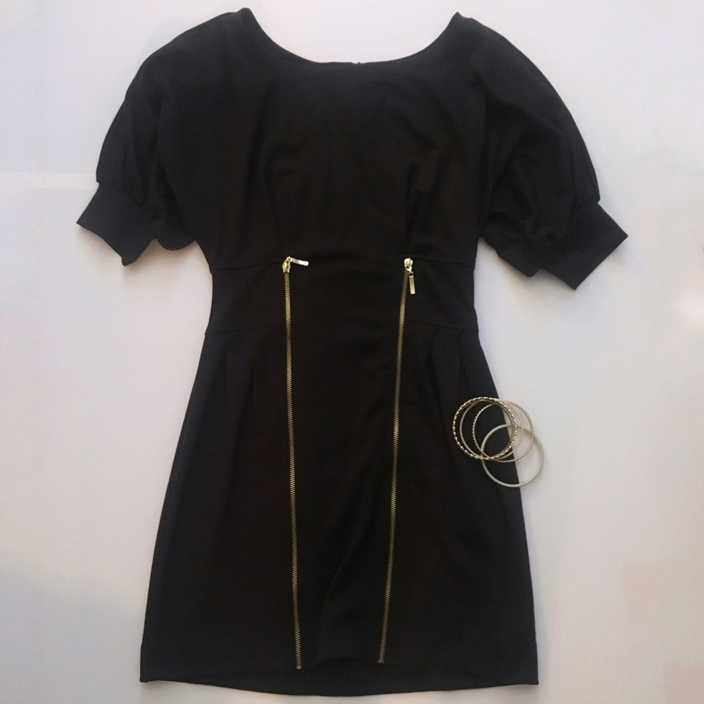 Forever 21 Brown dress with zipper detail