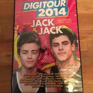 jack and jack signed poster