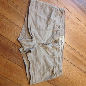 Tan hollister shorts size 1