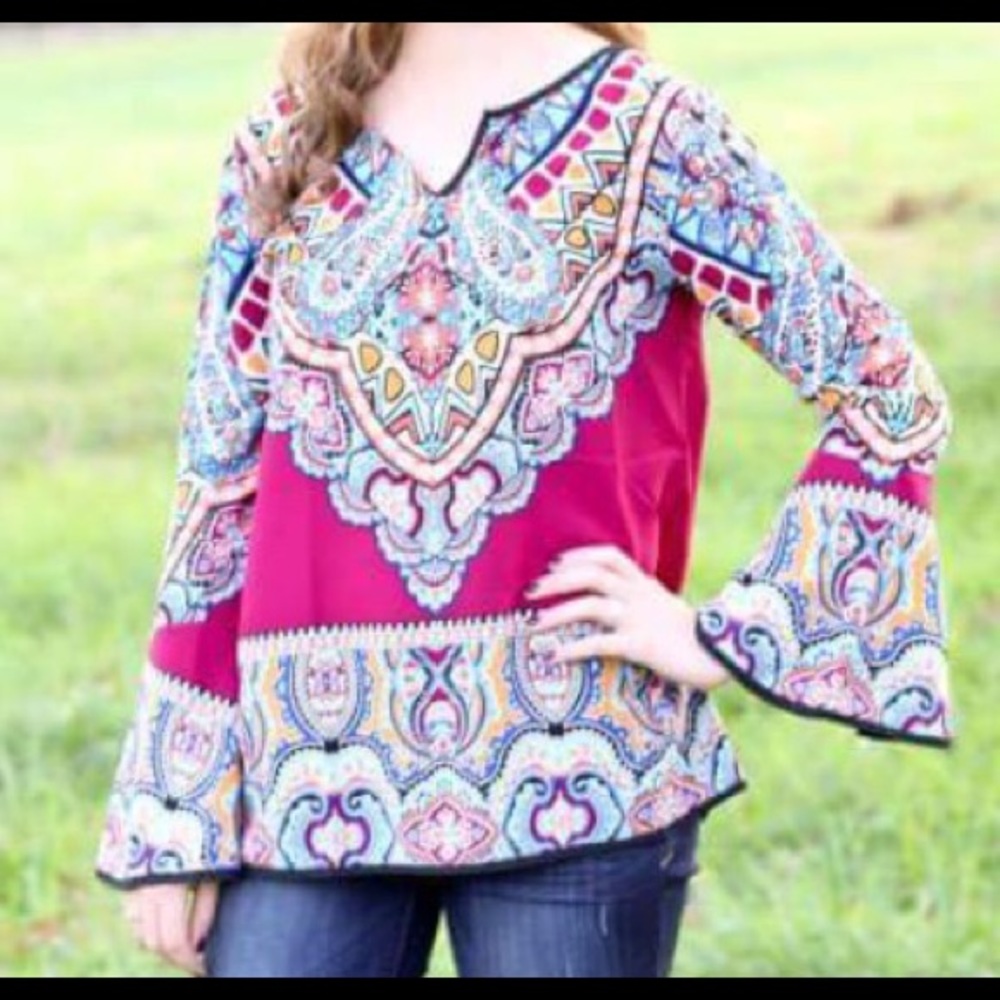 Patterned blouse
