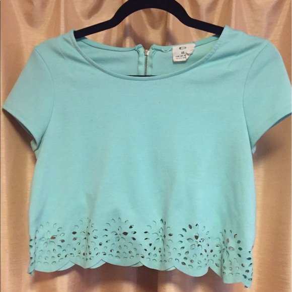 XS Mint Urban Outfitters Crop Top - Picture 1 of 4
