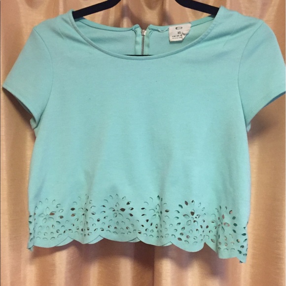 XS Mint Urban Outfitters Crop Top - Picture 2 of 4