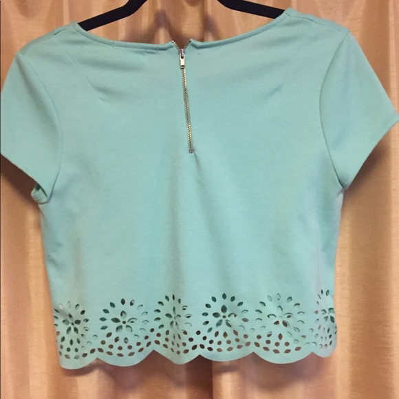 XS Mint Urban Outfitters Crop Top - Picture 3 of 4