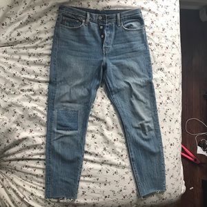 Levi's wedgie fit jeans : Joshua tree wash