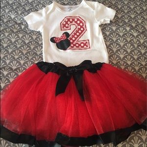 Minnie Mouse 2nd Birthday outfit