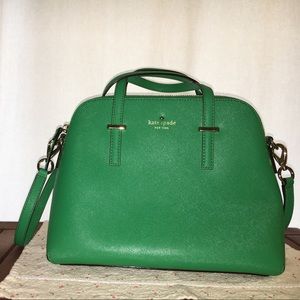 Kate Spade Kelly green hand bag / cross body