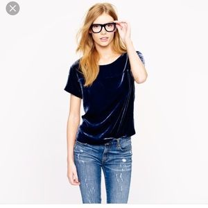 J.Crew Velvet Tee