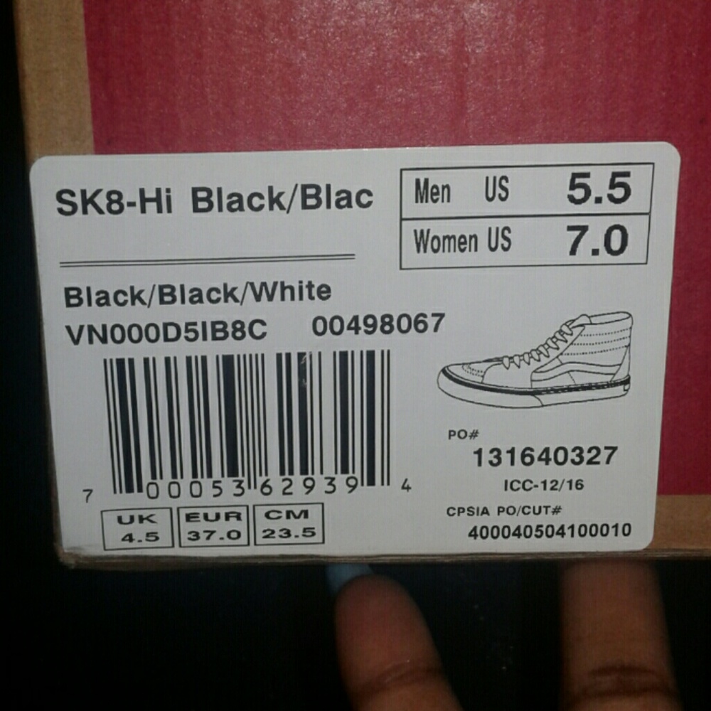 Black & White Vans