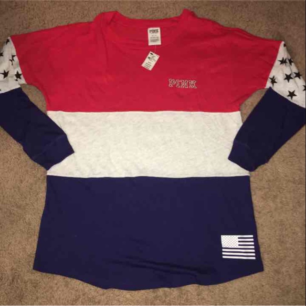 NWT VS PINK Merica Crew XS-L 🇺🇸