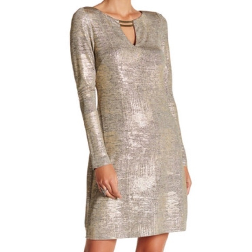 Vince Camuto Gold Dress size 2