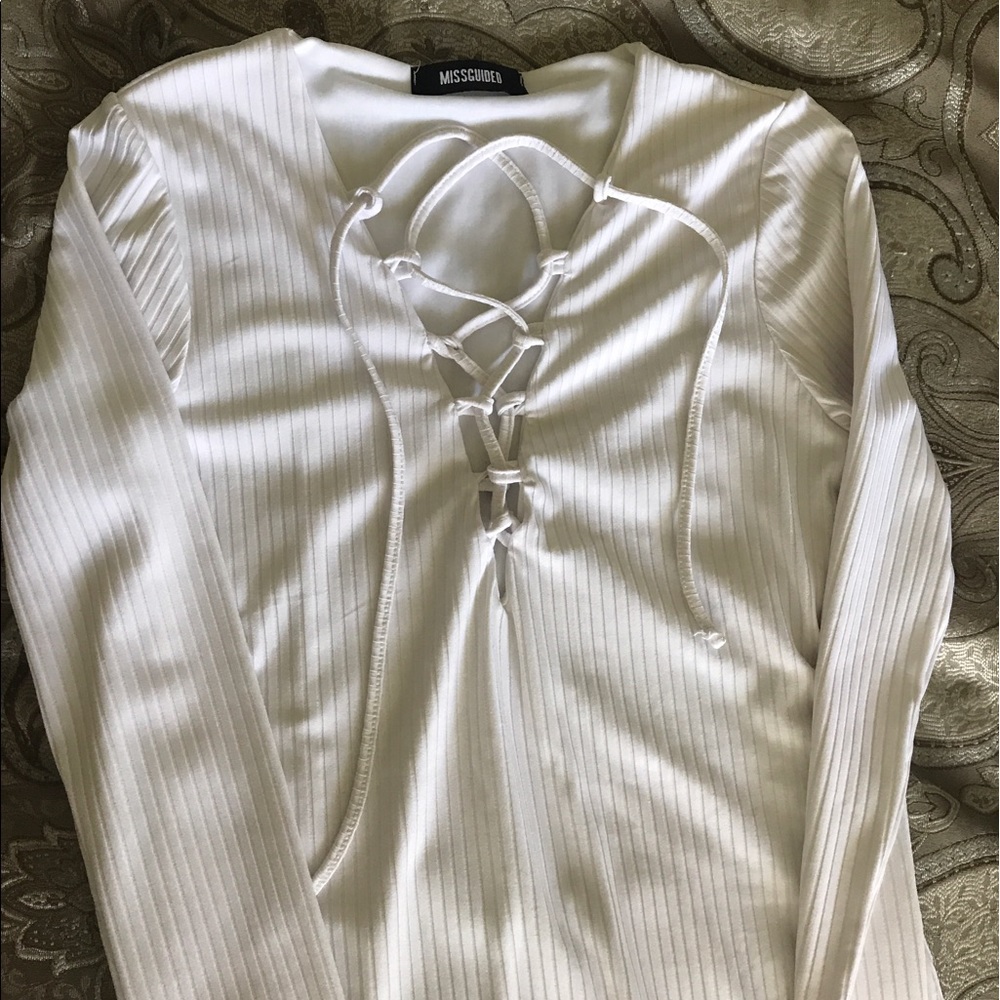 White fitted dress!