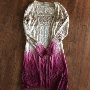 Cardigan long sweater from Maurice's