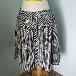 Cute Plaid Checkered Anthropologie Odille Skirt
