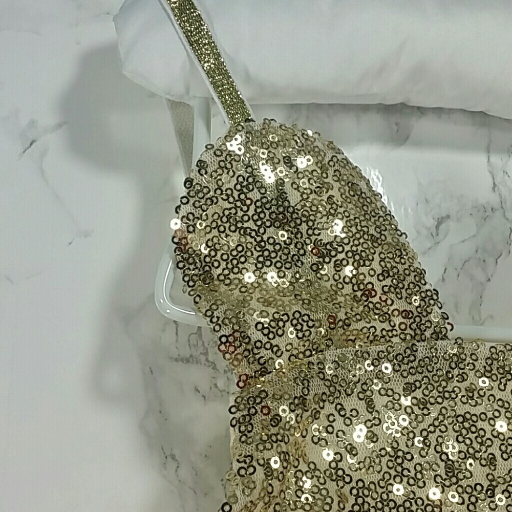SALE***Cream Sequins tutu Dress. Kids :) - Picture 3 of 4