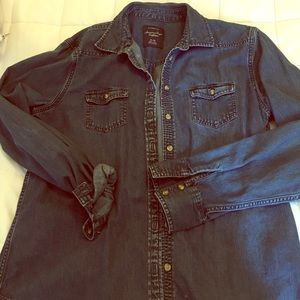 Denim Chambray Button Up
