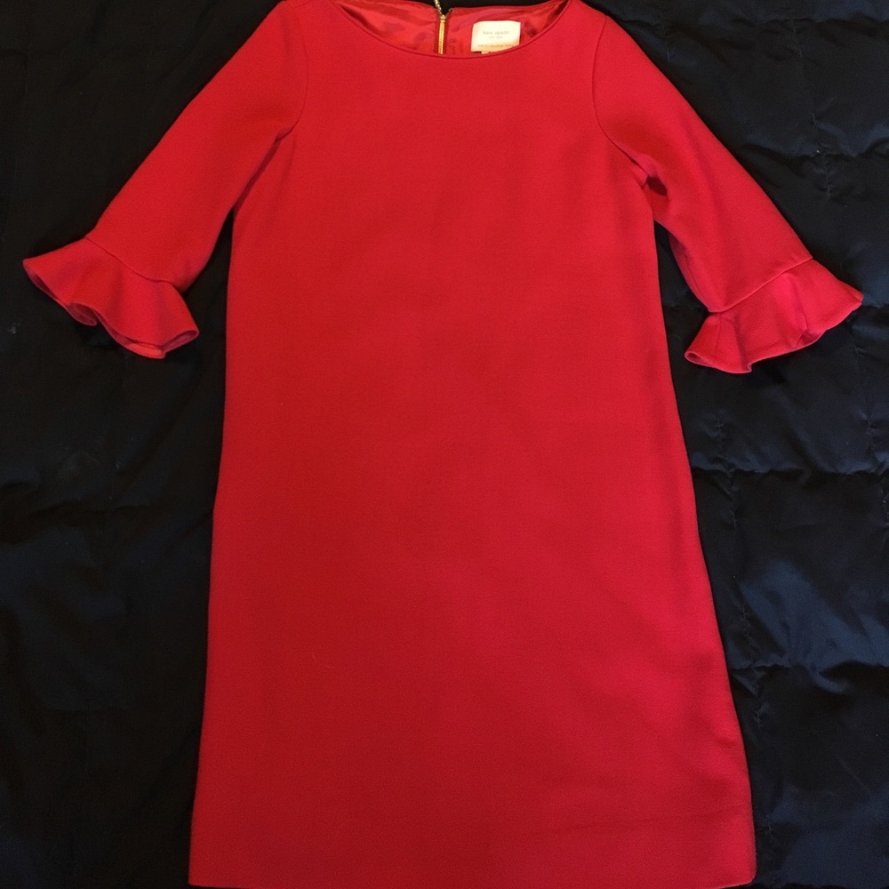 Red Kate Spade midi dress