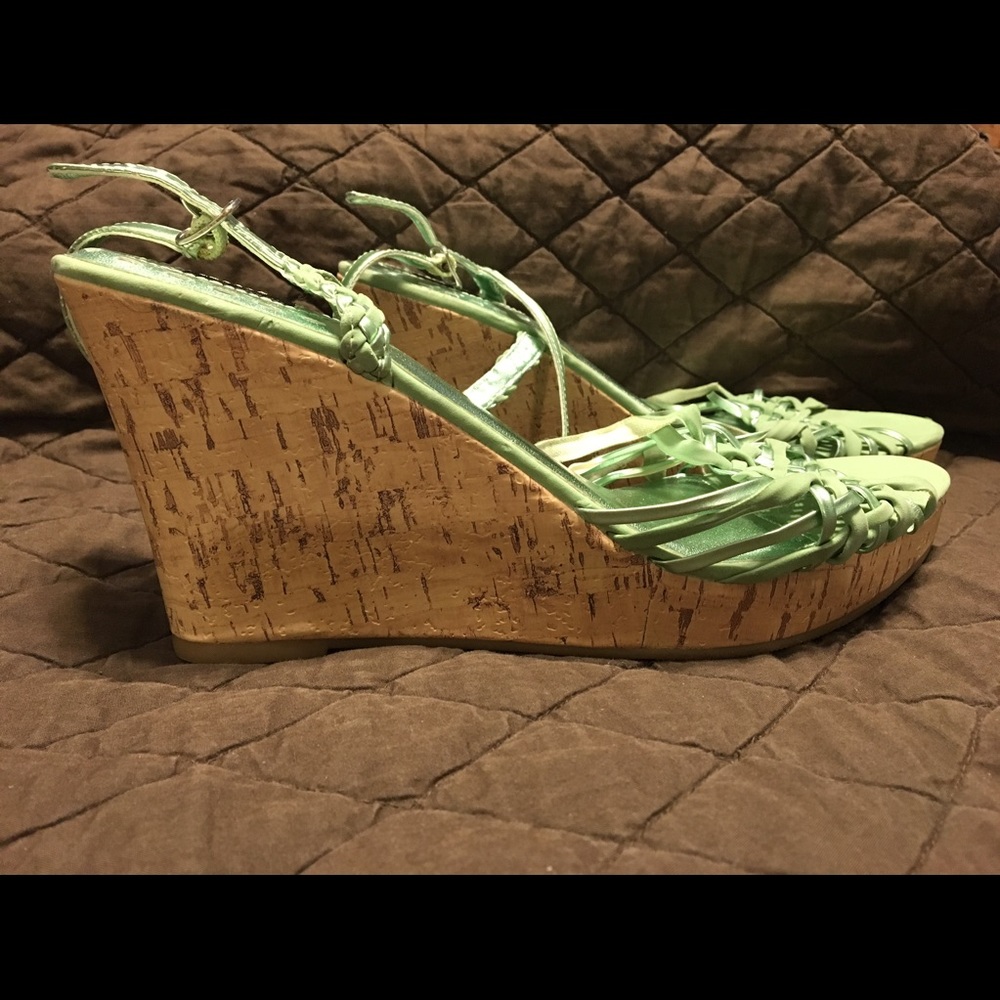 Brand new never worn Size 11 mint green sandals