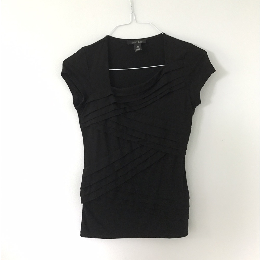 Rufflied WHBM Blouse