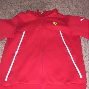 Red puma Ferrari sweater