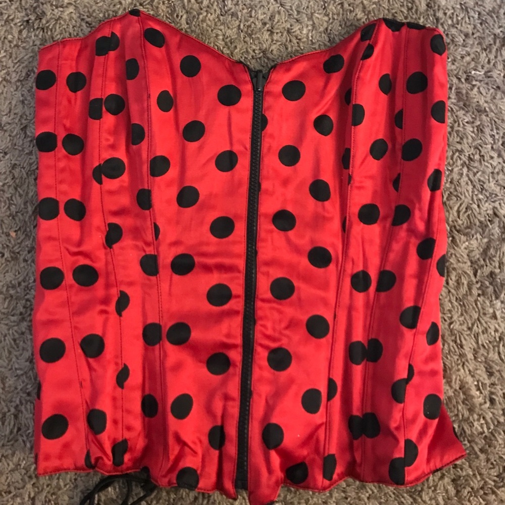Ladybug/Bumble Bee Corset Top