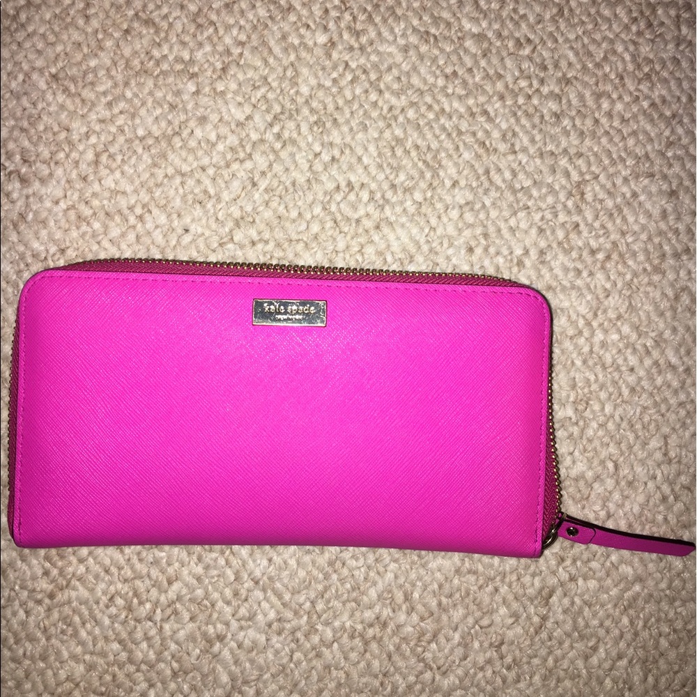 Pink Kate Spade wallet