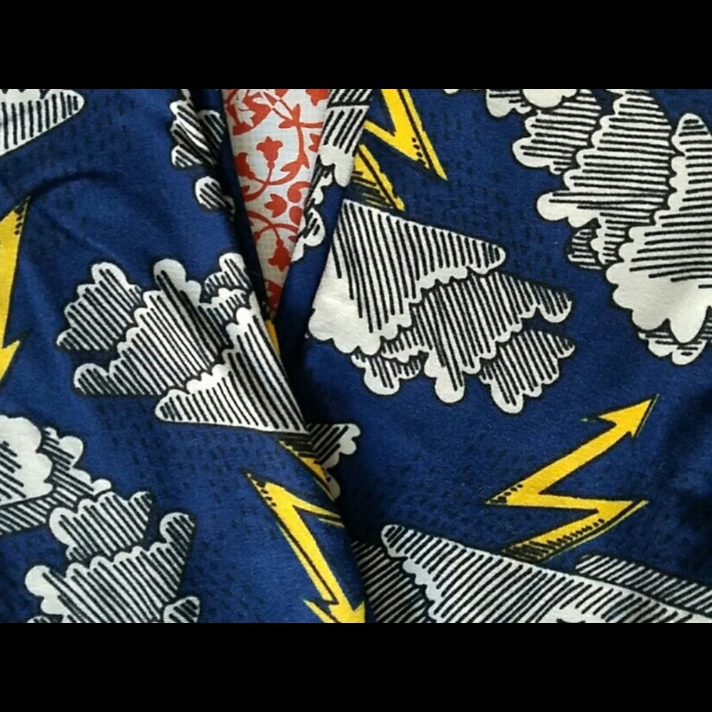 Lularoe TC lightning/thunderstorm unicorn leggings
