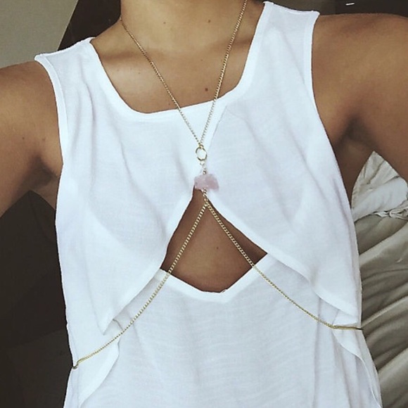 Free People Tops - Free People Layered Cut Out Tank Top EUC