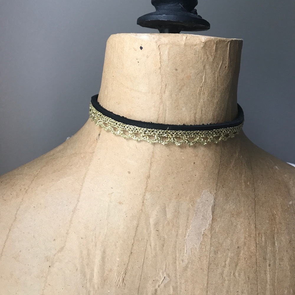 Black and Gold choker