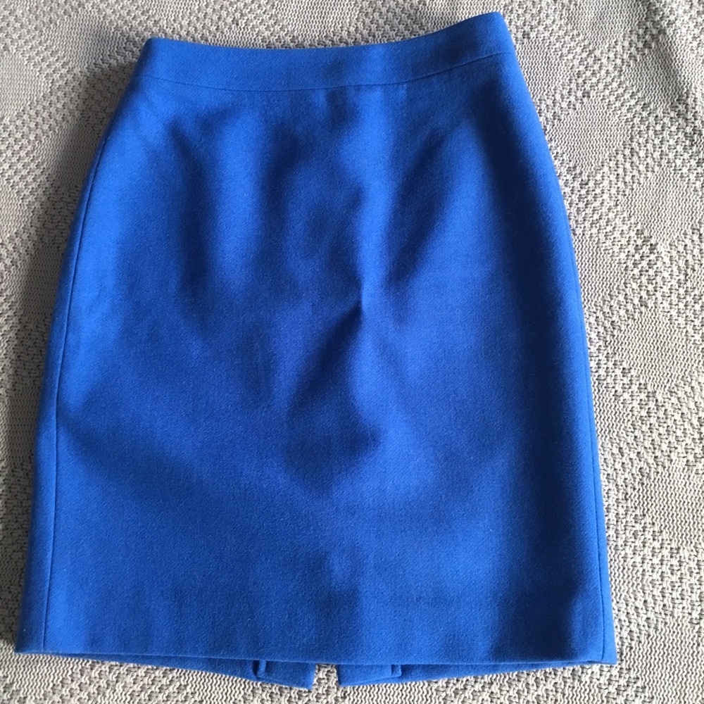 J crew wool pencil skirt