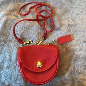Coach Vintage Red leather purse